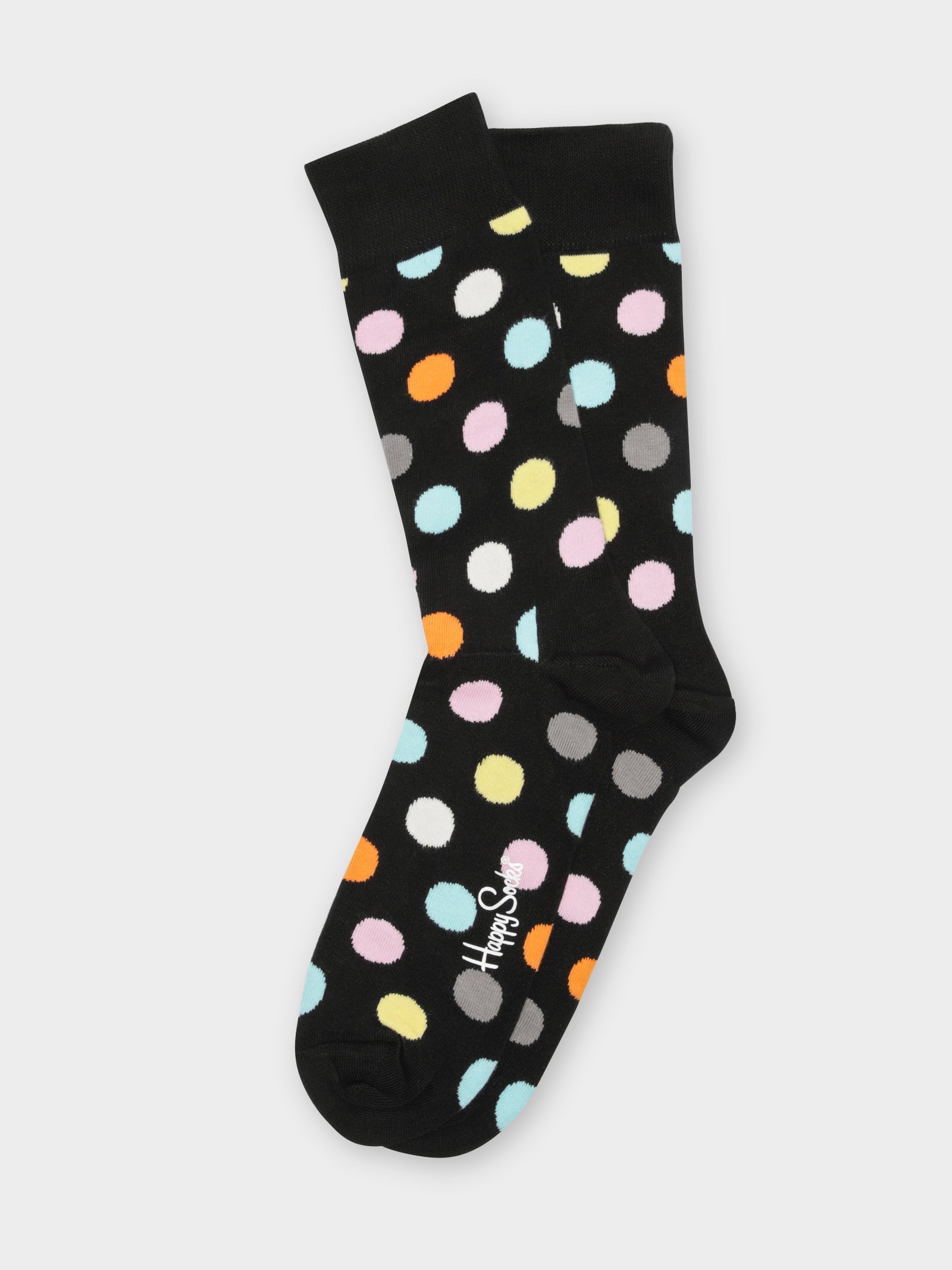 1 Pair of Big Dot Socks in Pastel Spot Combed Cotton