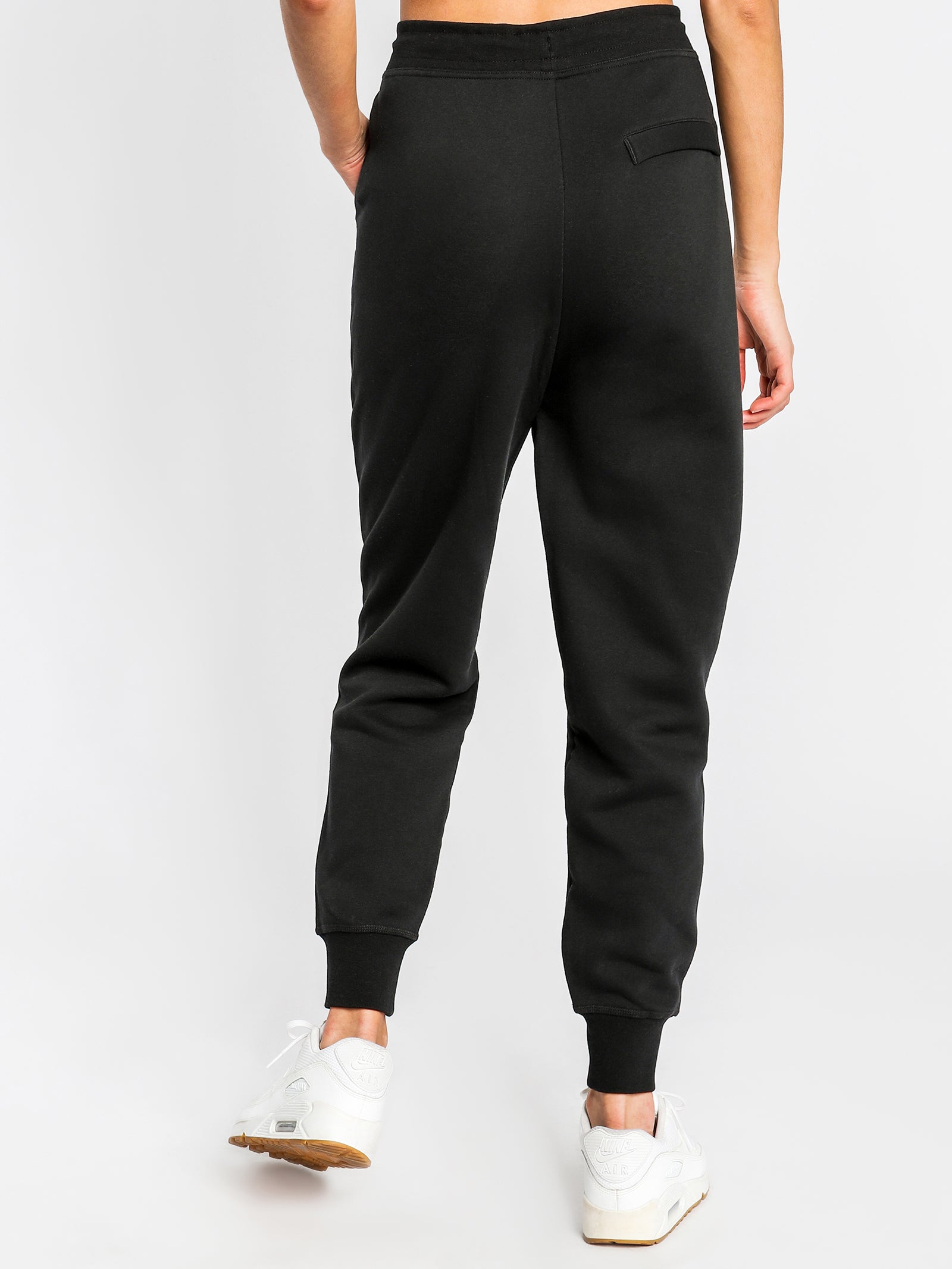 NSW Swoosh Fleece Track Pants in Black - Glue Store