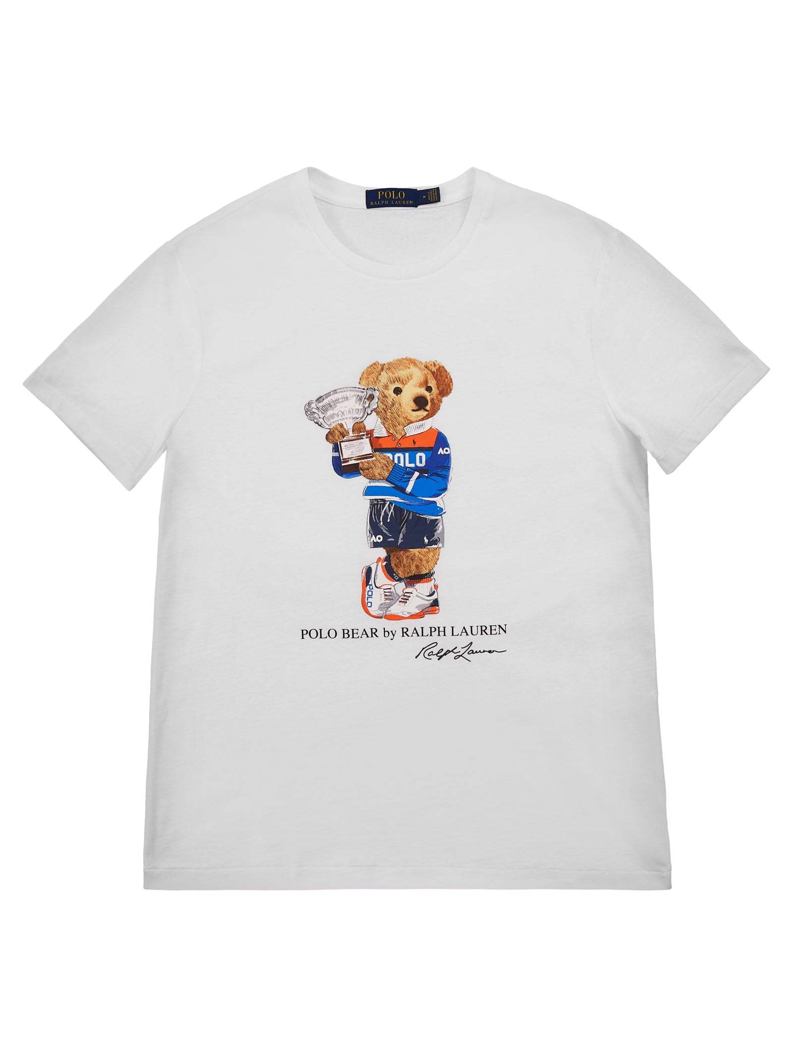 Australian Open Polo Bear T-Shirt in White - Glue Store