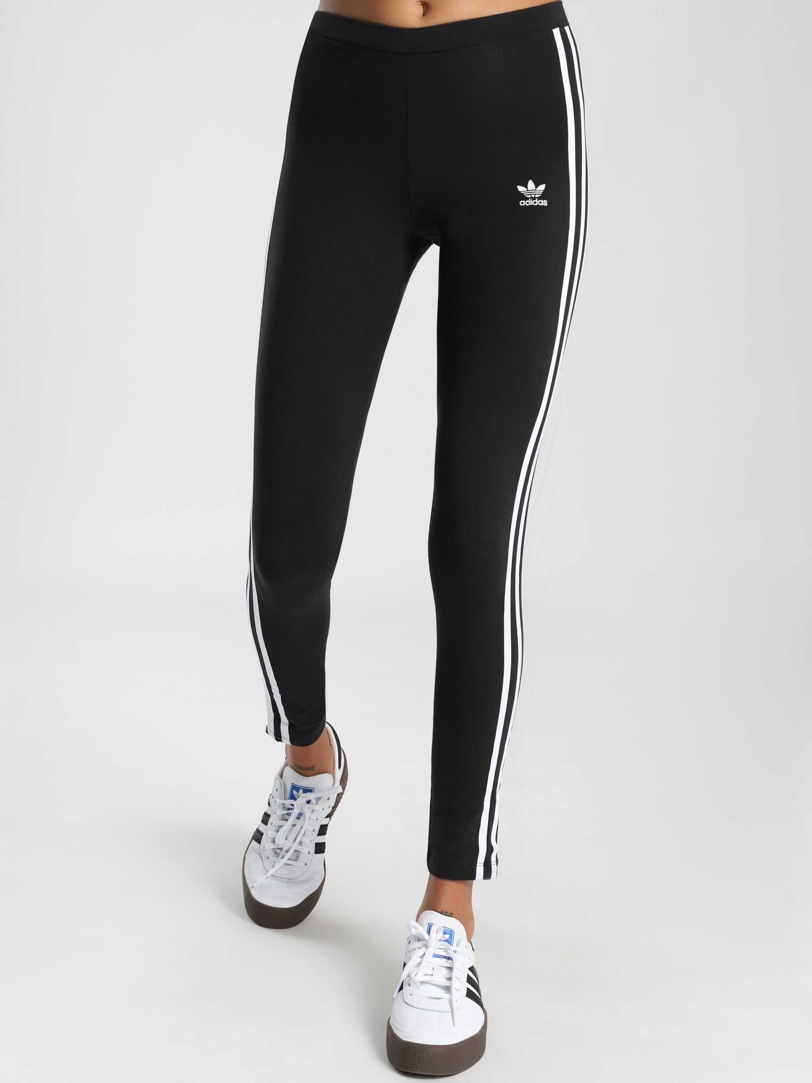 3 Stripe Tights in Black