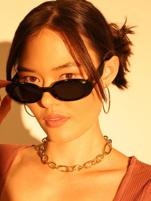 Le Specs Work It Sunglasses Nougat / Tan Tint