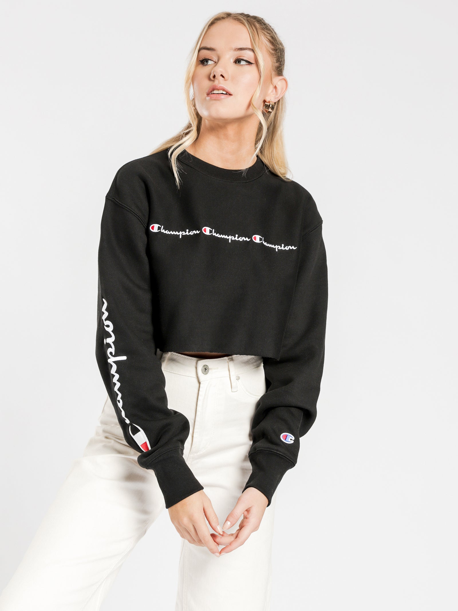 champion jumper cropped