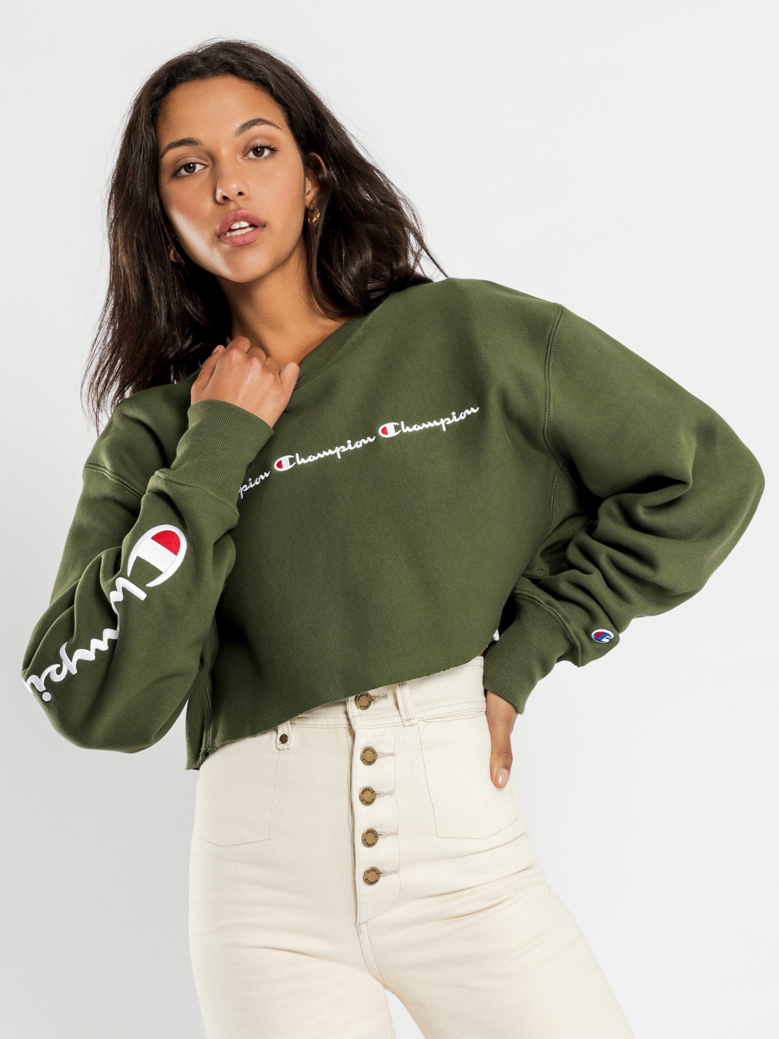 champion khaki jumper