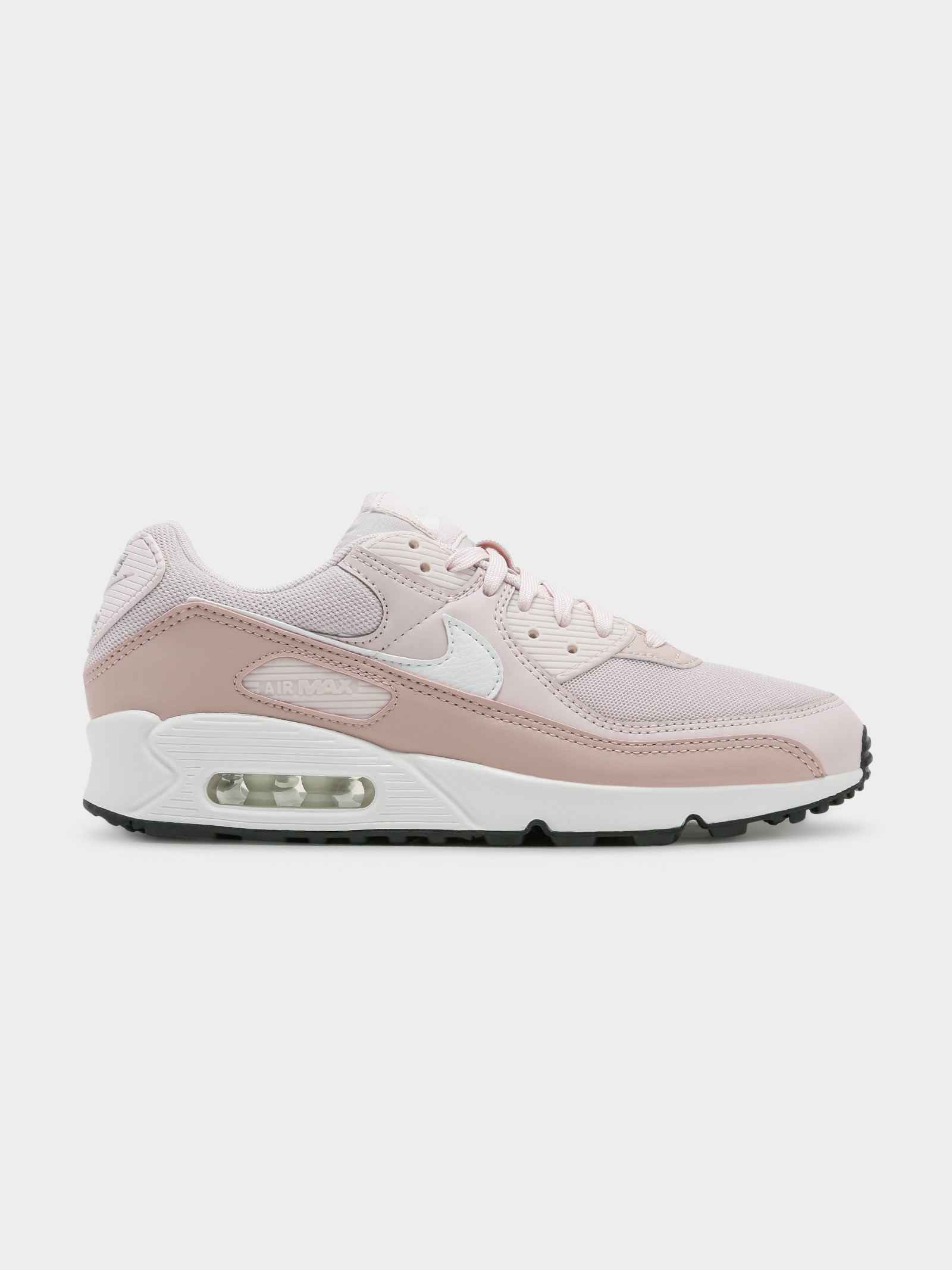 Womens Air Max 90 Sneakers in Pink & White - Glue Store