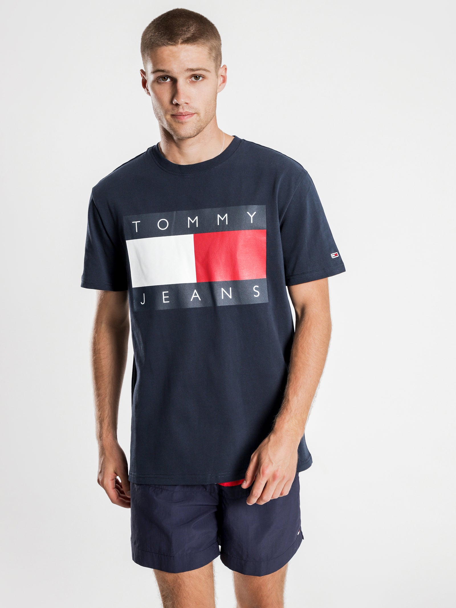 tommy flag shirt