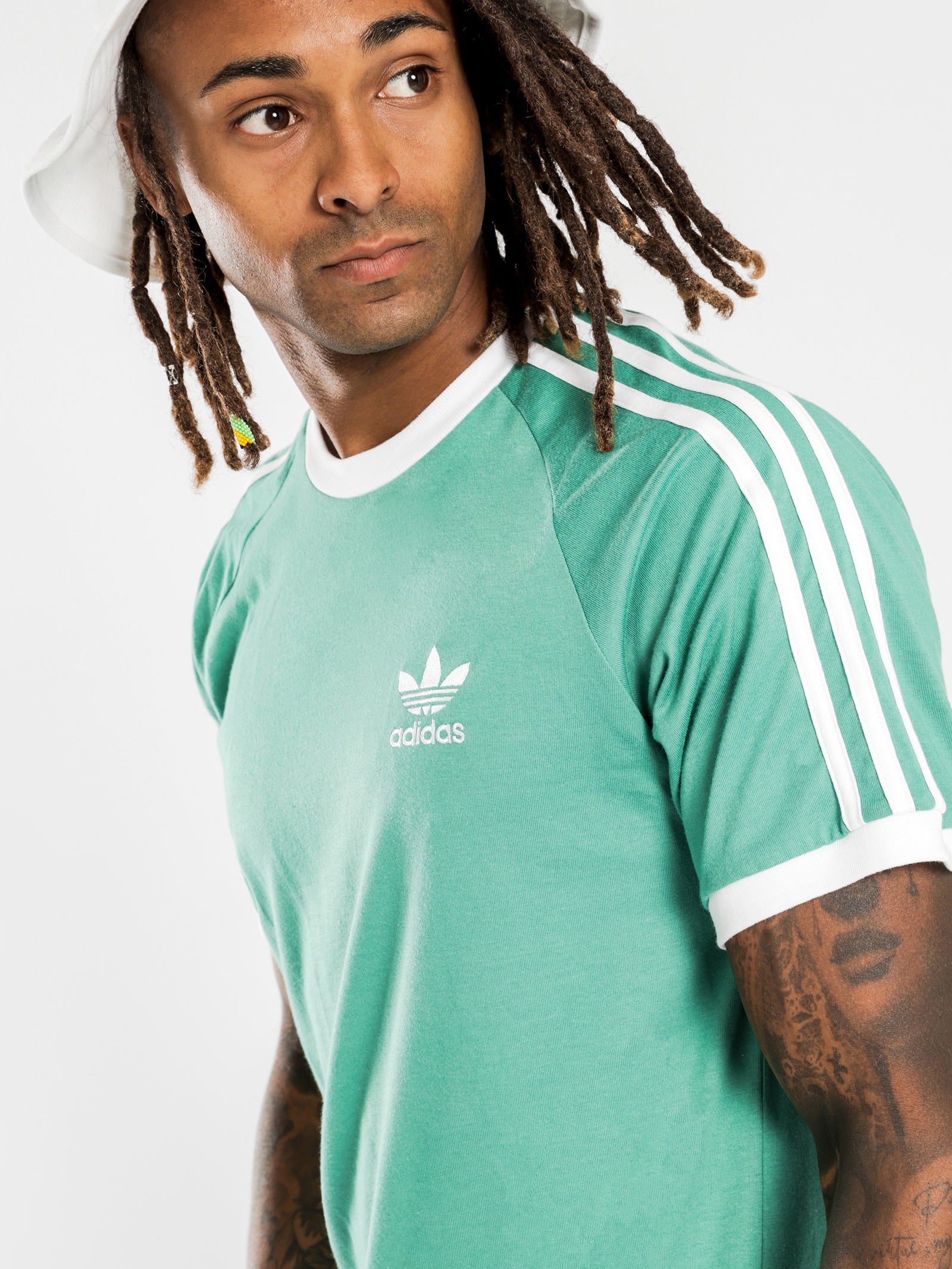 3 Stripes T-Shirt in Teal