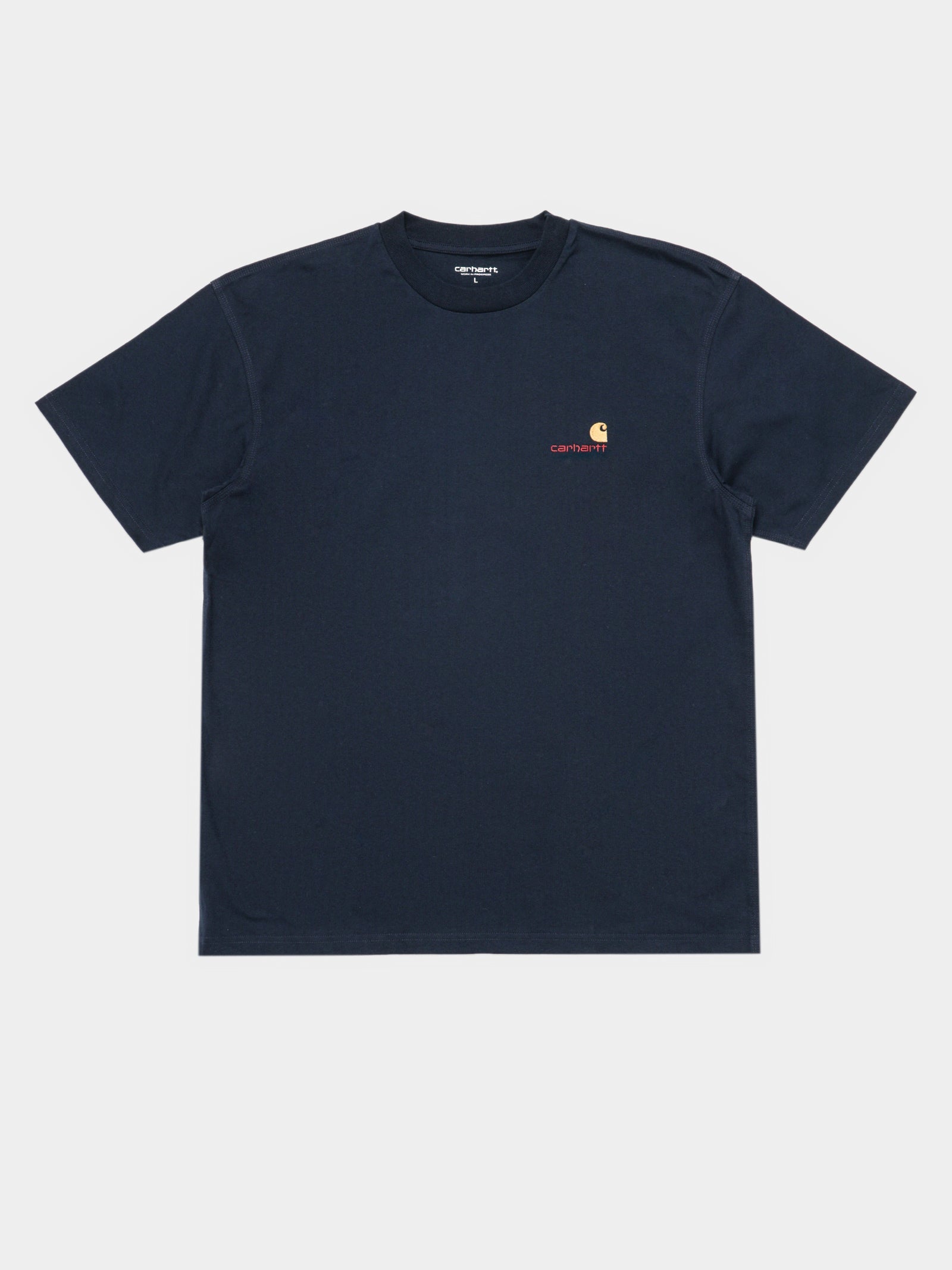 American Script T-Shirt in Navy