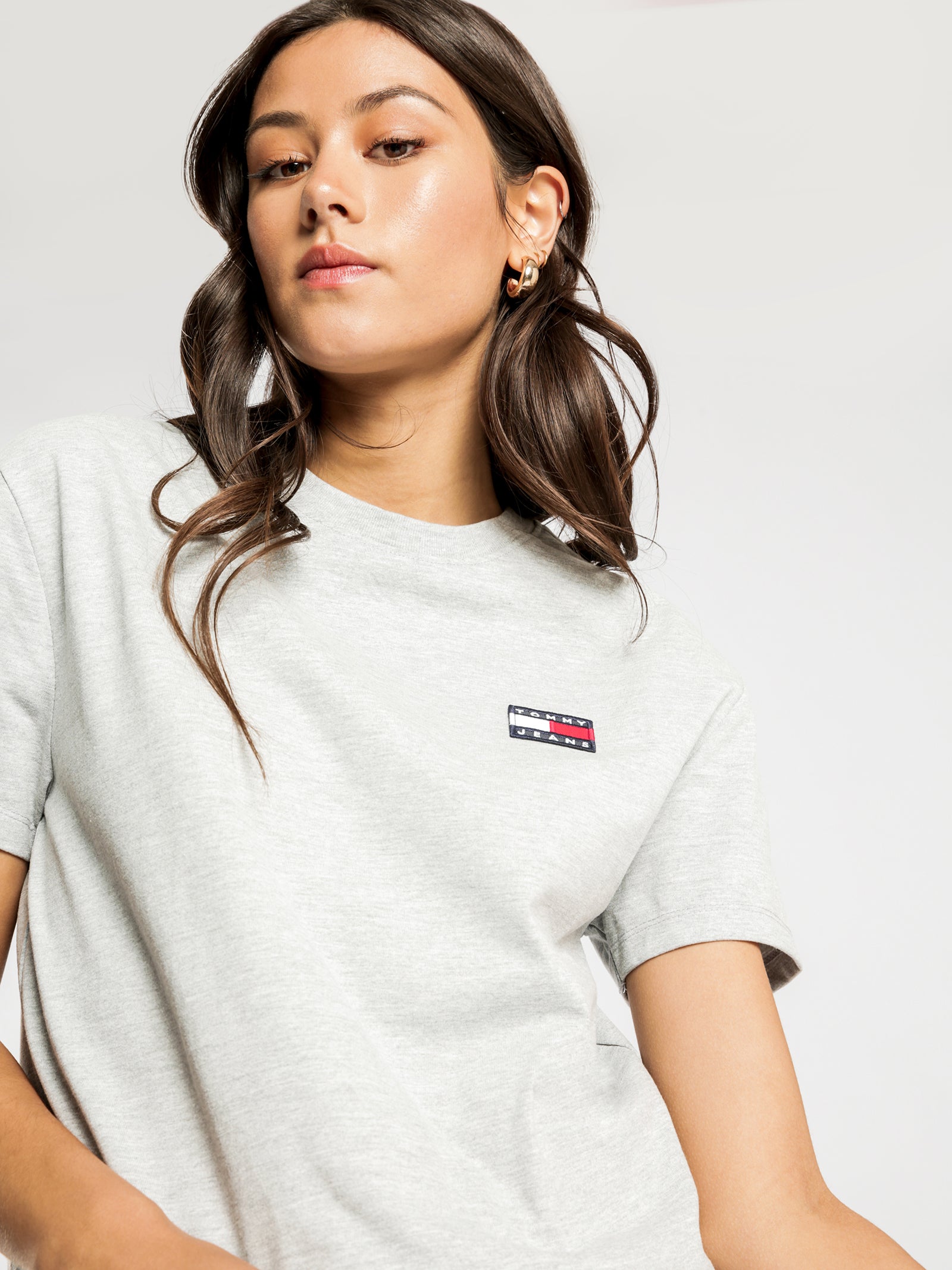 Badge T-Shirt in Grey