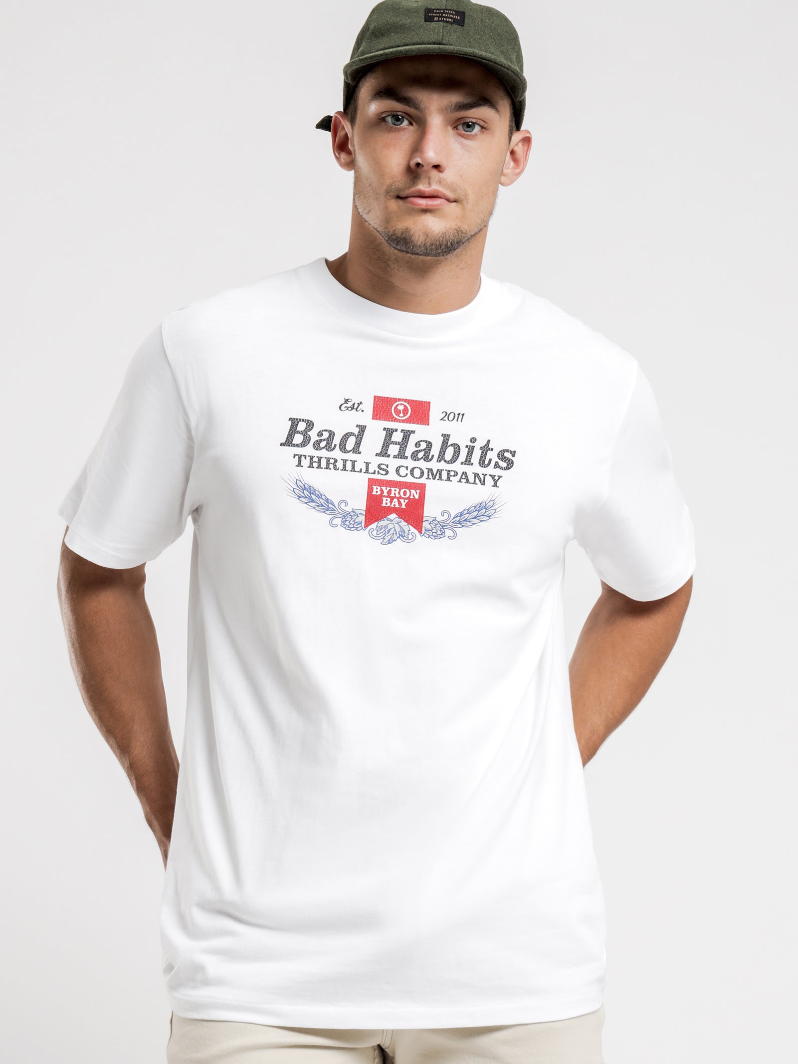 Bad Habits T-Shirt in White