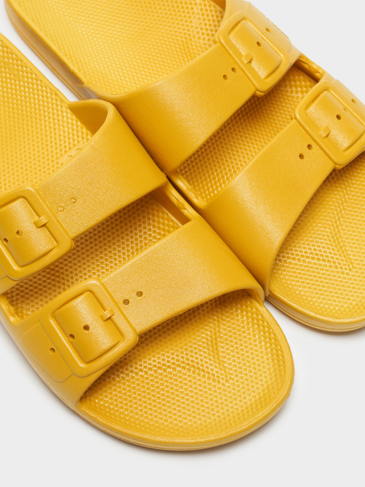Unisex Freedom Moses Slides in Mustard - Glue Store