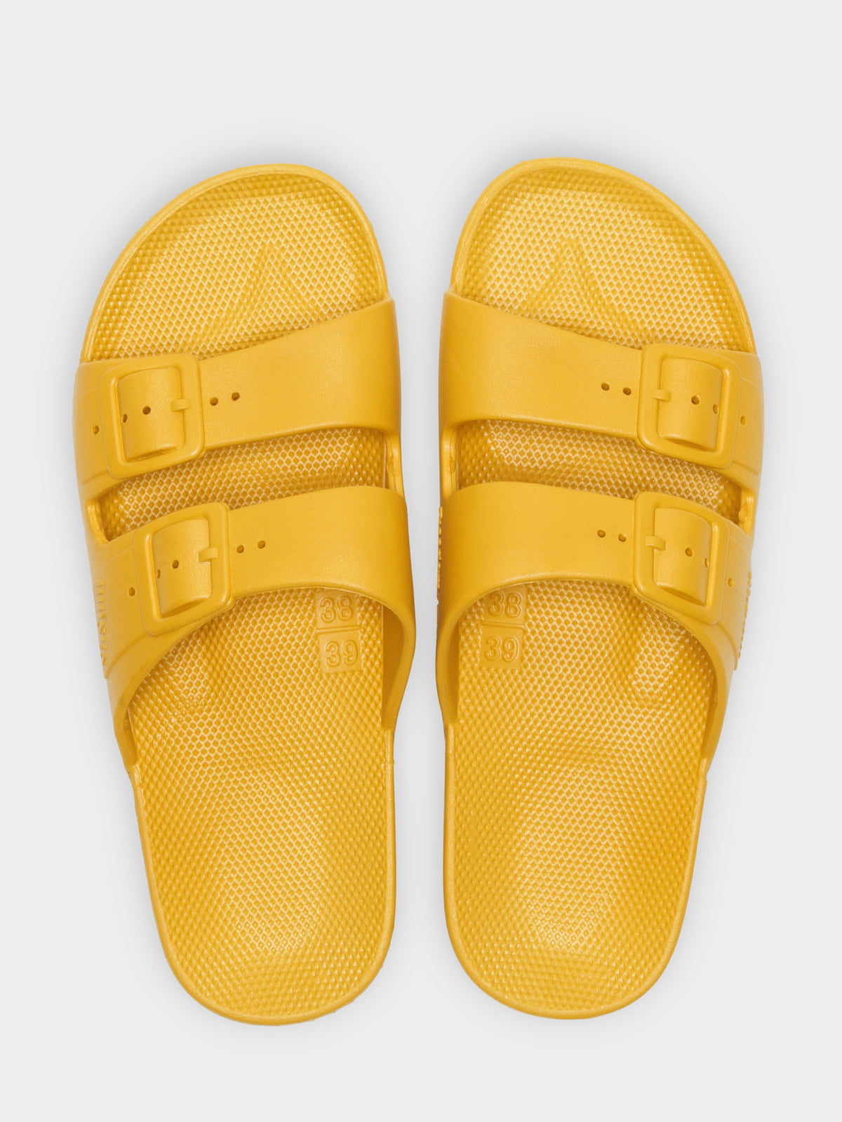 Unisex Freedom Moses Slides in Mustard - Glue Store