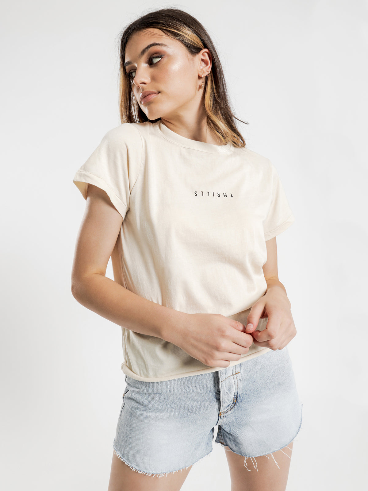 Minimal Thrills Relaxed T-Shirt in Unbleached - Glue Store
