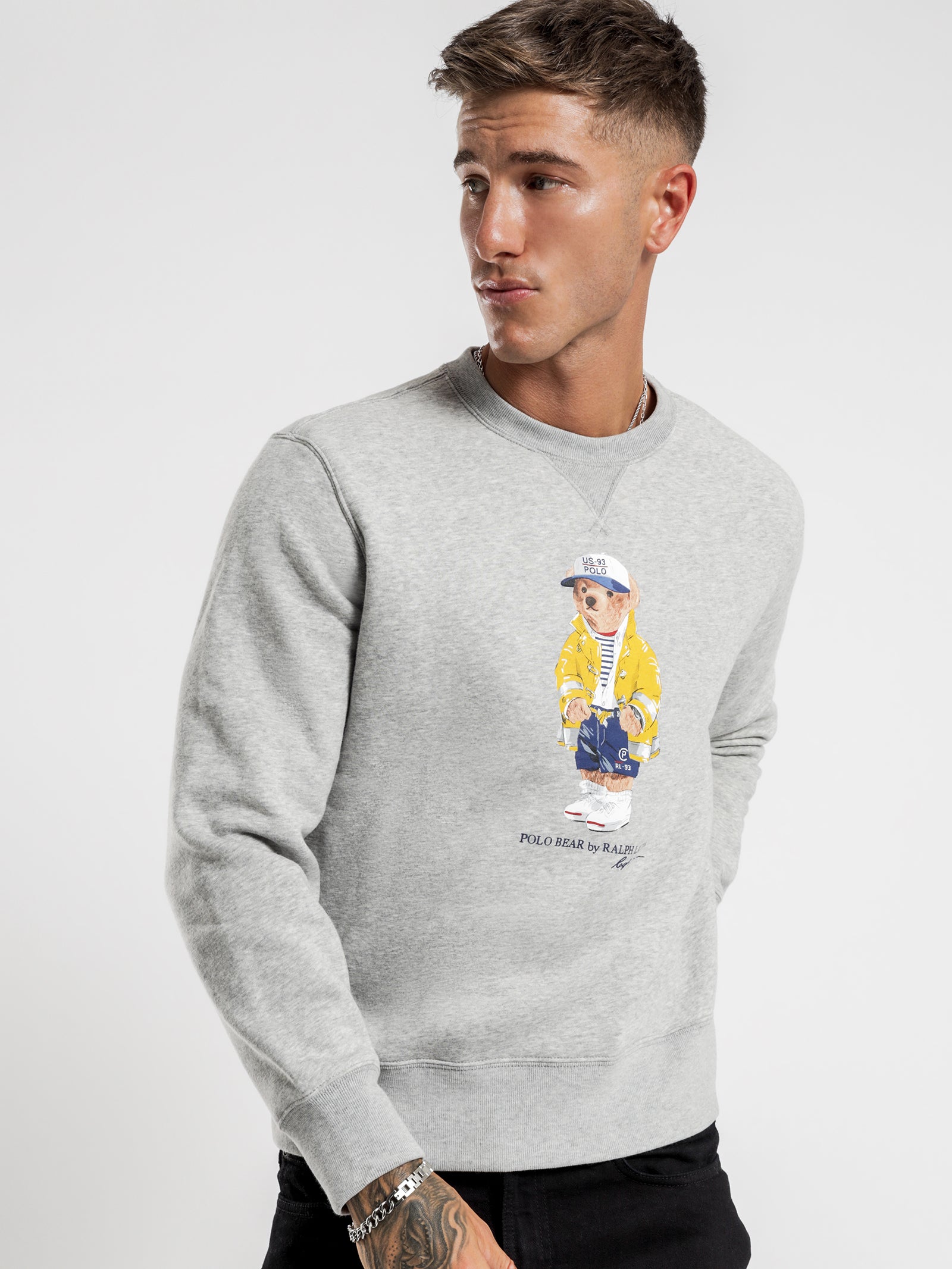 polo bear crewneck mens