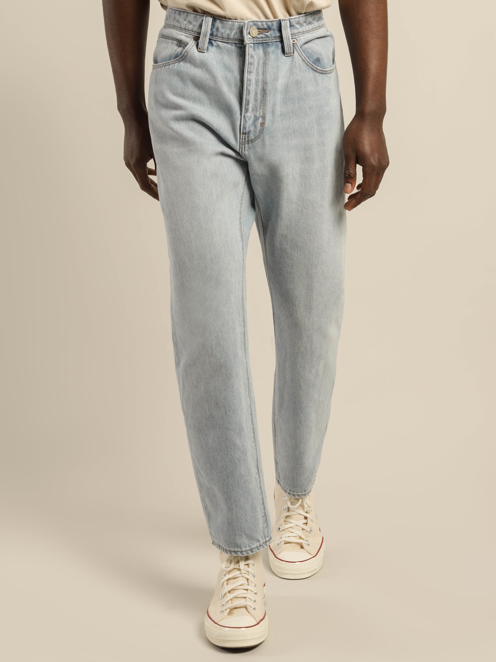 A Straight Big Show OG Jeans in Light Vintage