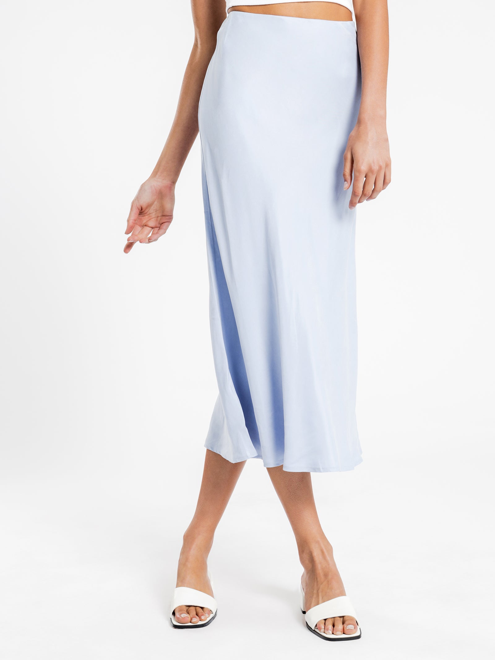 Annika Midi Skirt in Sky