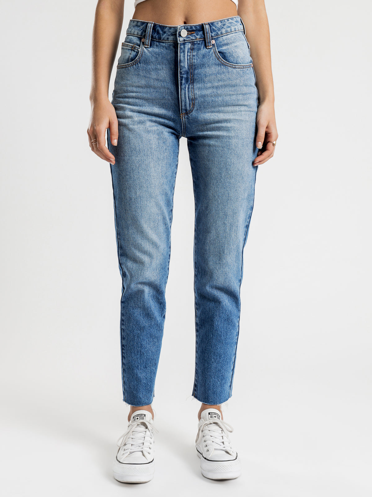 94 High Slim Jeans in Tiffany Blue Denim - Glue Store