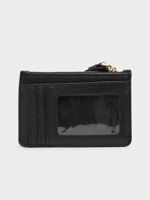Knox Pebbled Wallet in Black - Glue Store