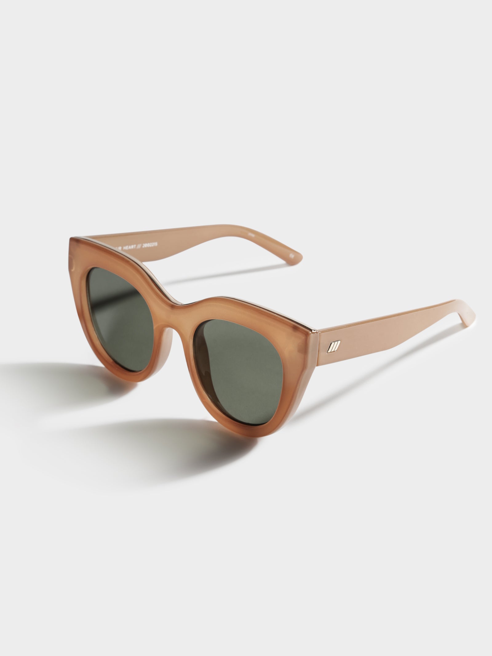 Air Heart Sunglasses in Caramel