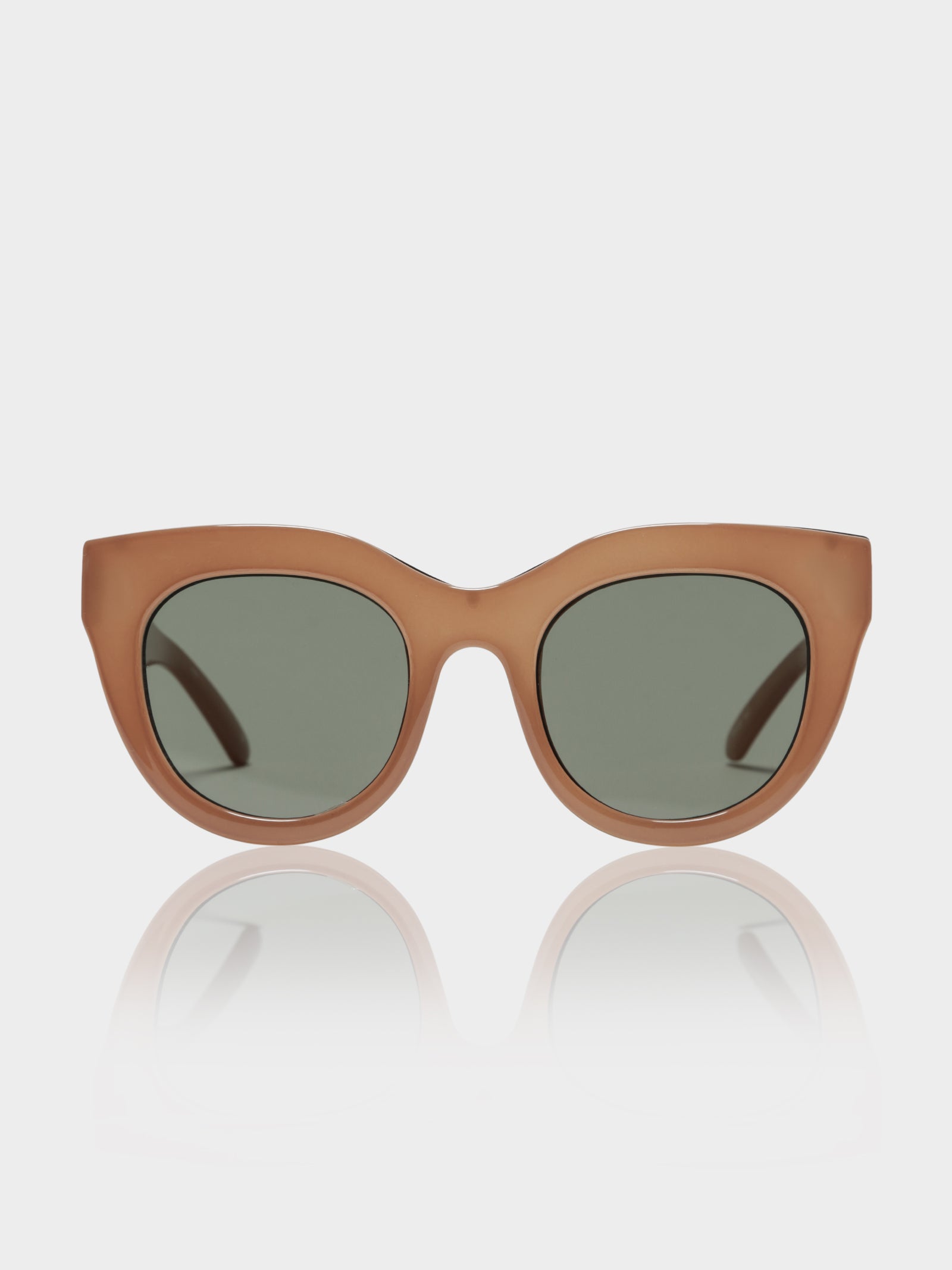 Air Heart Sunglasses in Caramel