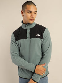 TKA Glacier Fleece Quarter Zip in Black - Glue Store