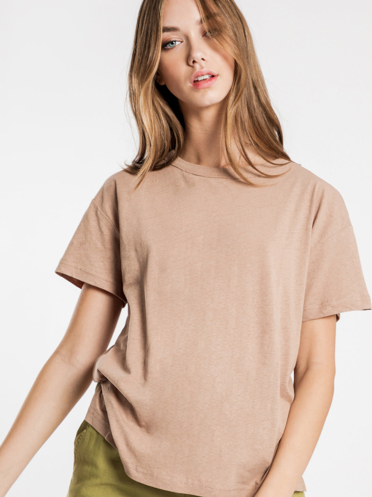 Atwood Slouchy T-Shirt in Mocha - Glue Store