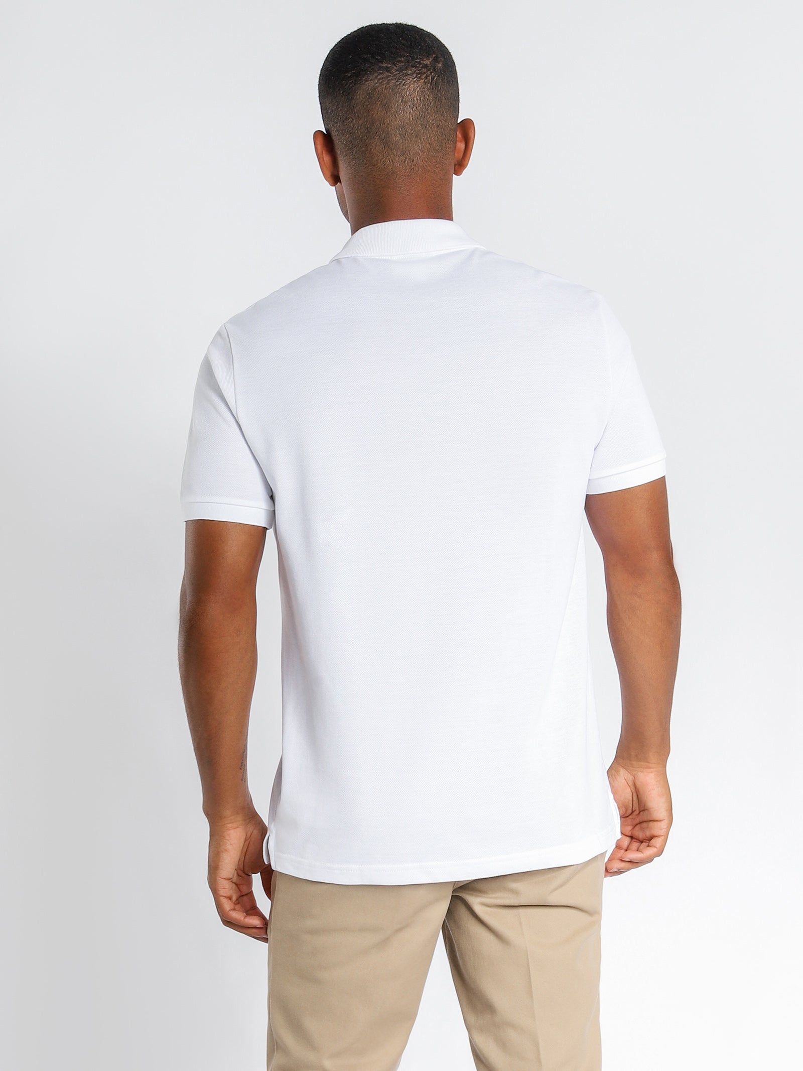 Basic Polo Shirt in White