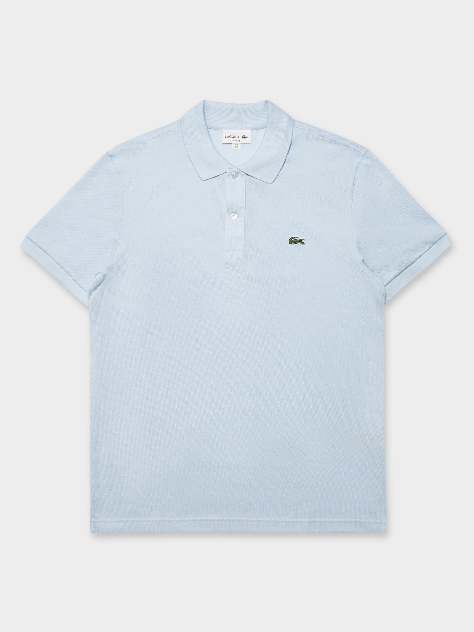 lacoste polo shirt light blue