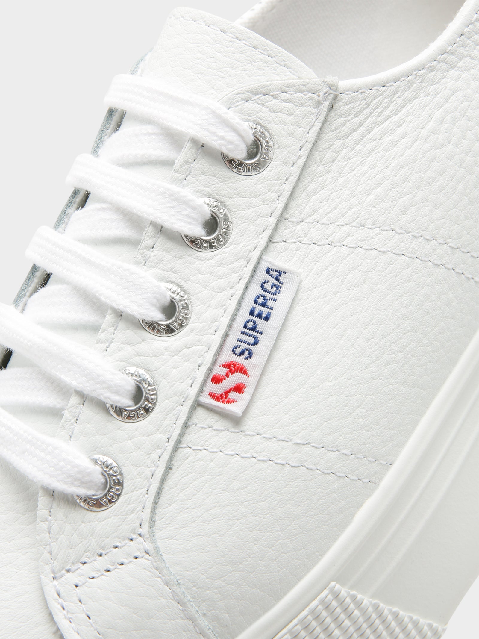 womens 2790 fglw platform sneakers in white leather