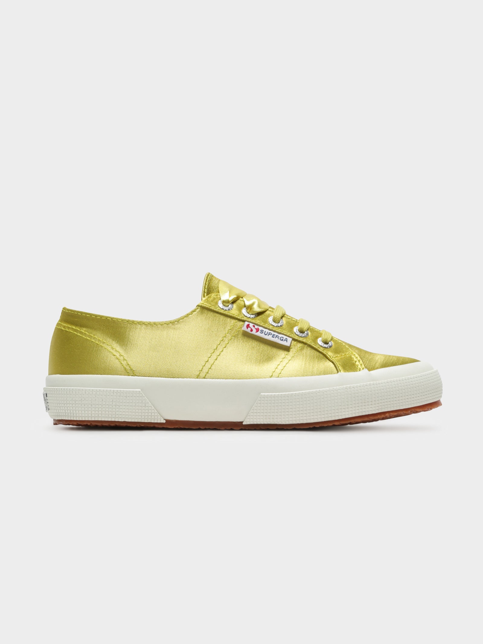 2750 Satin Sneakers in Green Lime