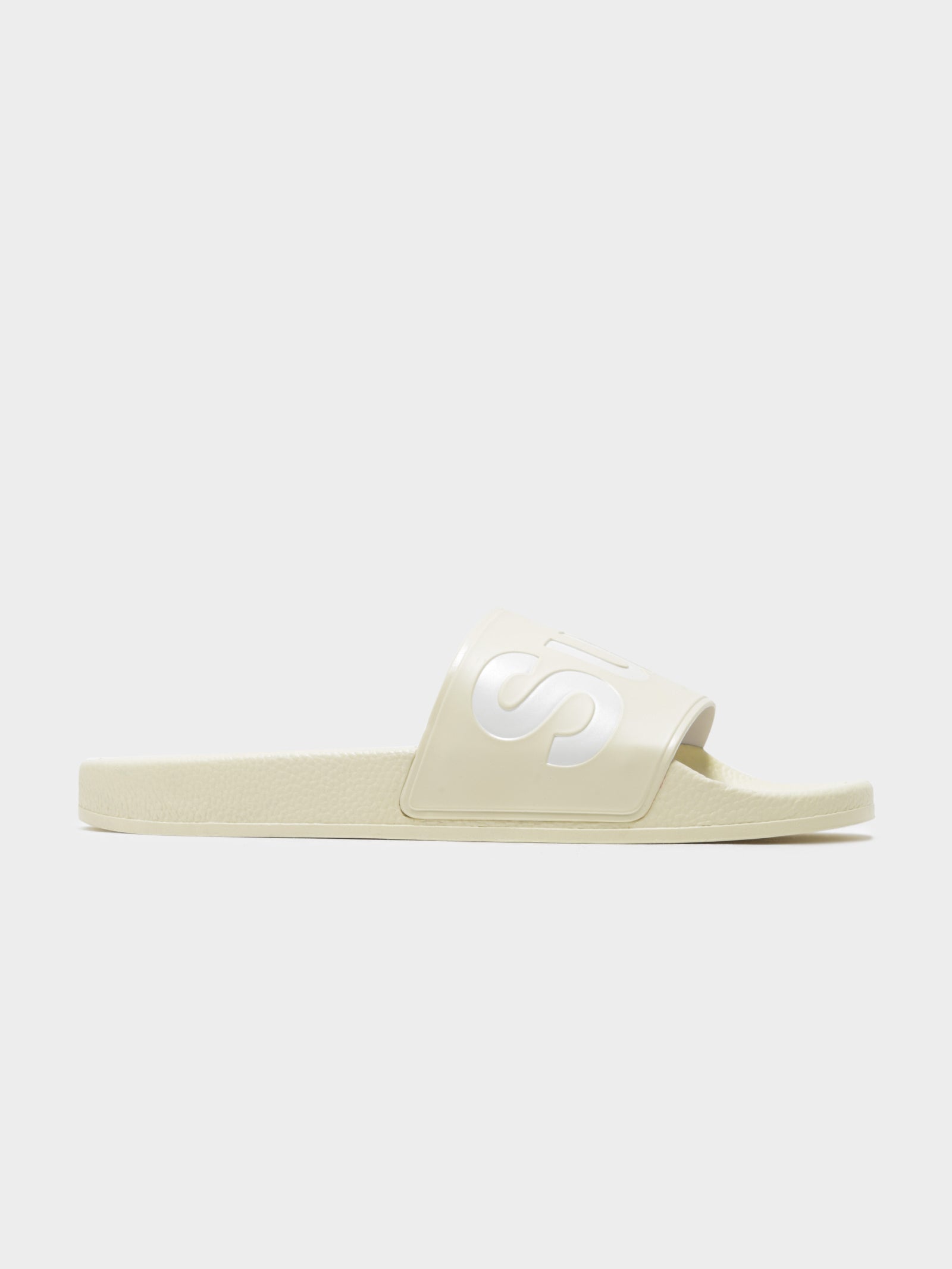 1908 PUU Slides in Beige Ecru