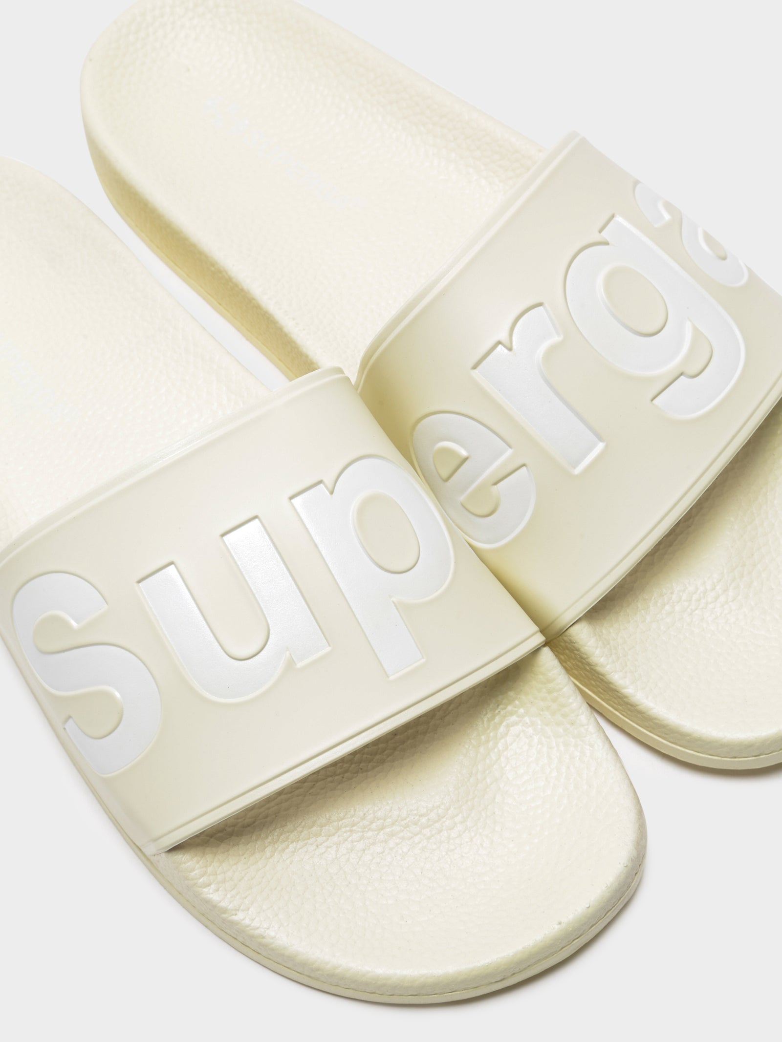 1908 PUU Slides in Beige Ecru