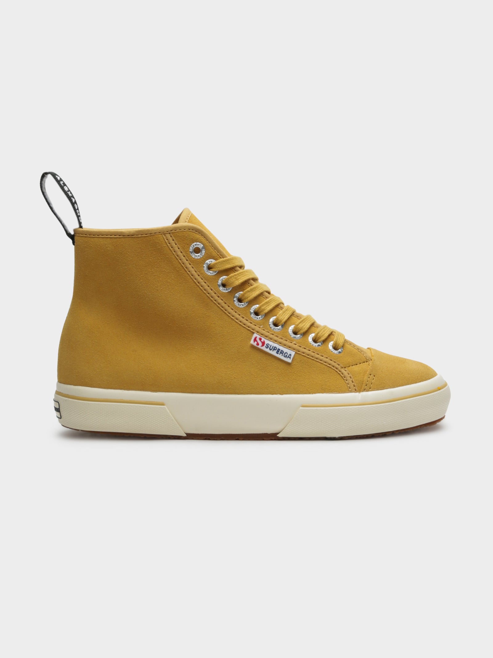 Alexa Chung 2243 Sue High-Top Sneakers in Mustard Yellow