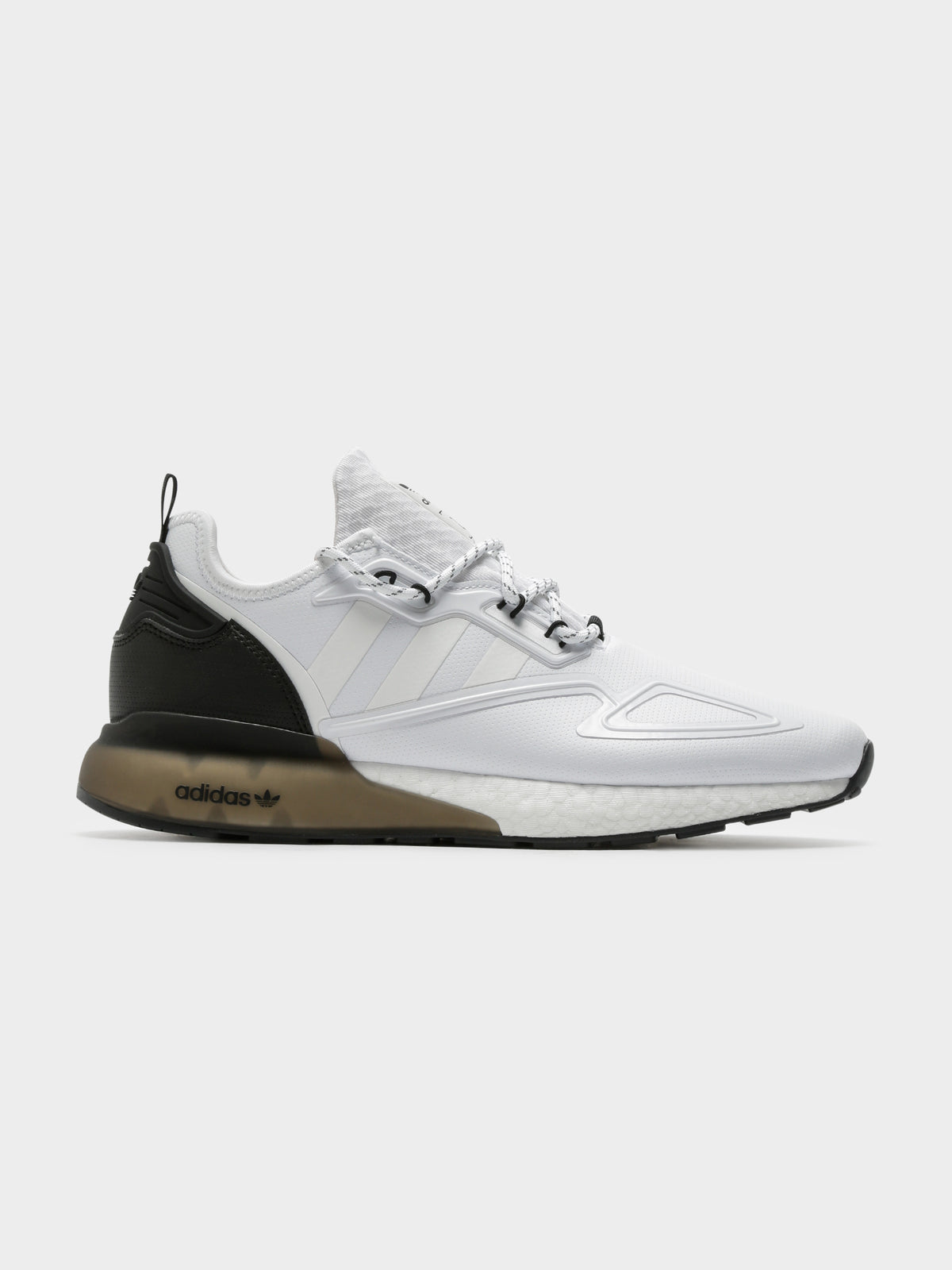 Unisex ZX 2K Boost Sneakers in Cloud White & Core Black - Glue Store