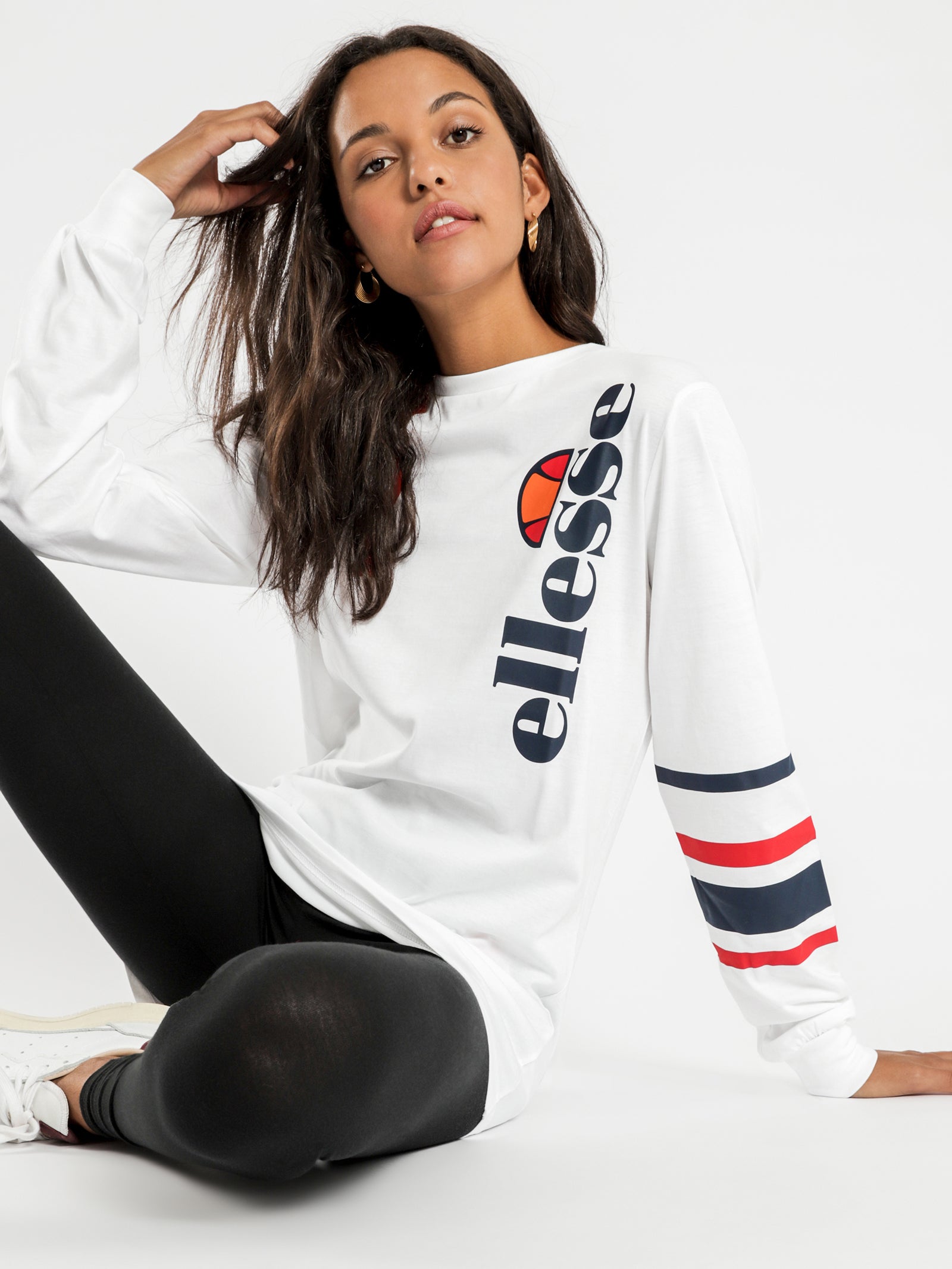 ellesse tape long sleeve bodysuit