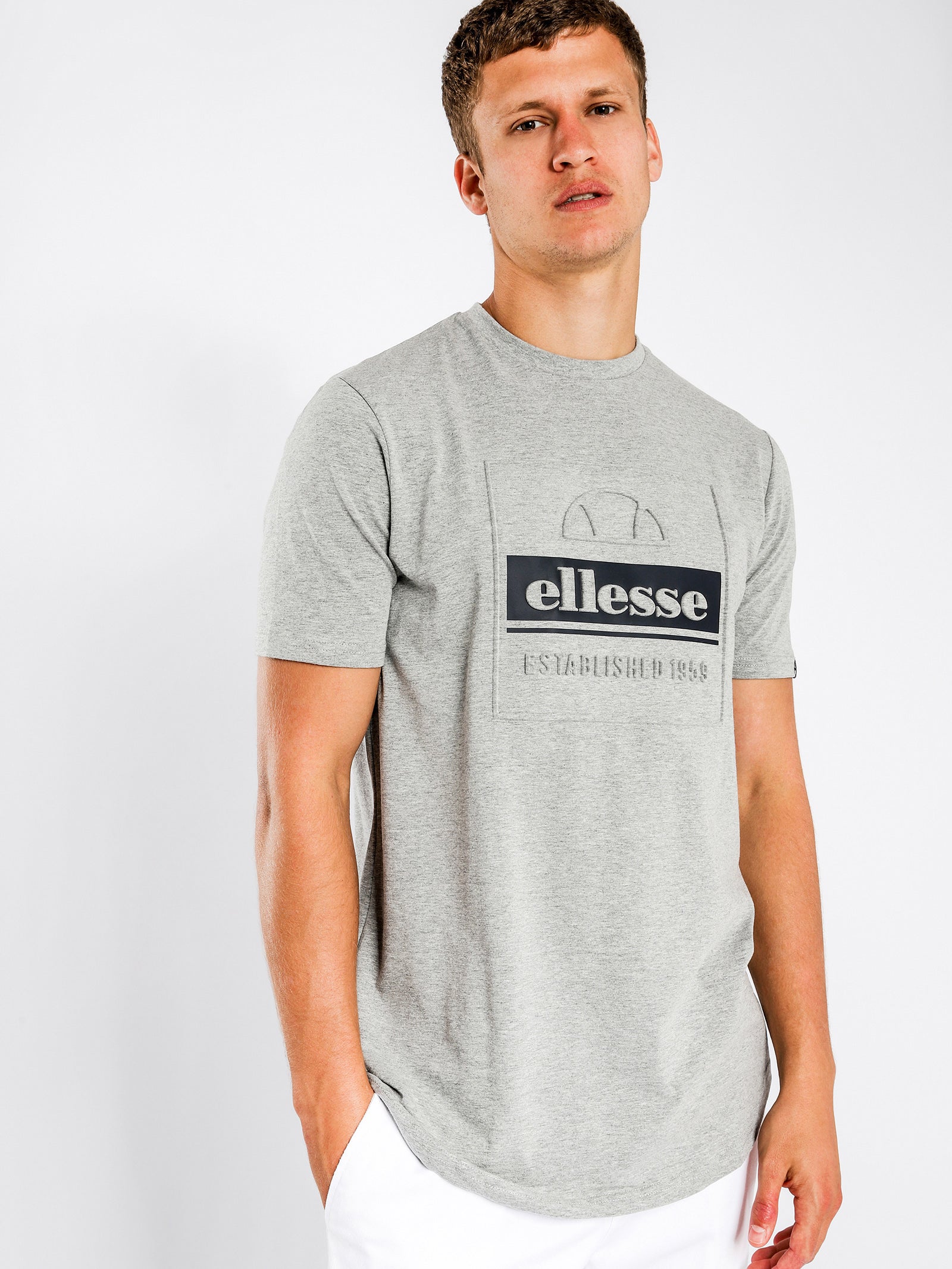 Adamello T-Shirt in Grey Marle