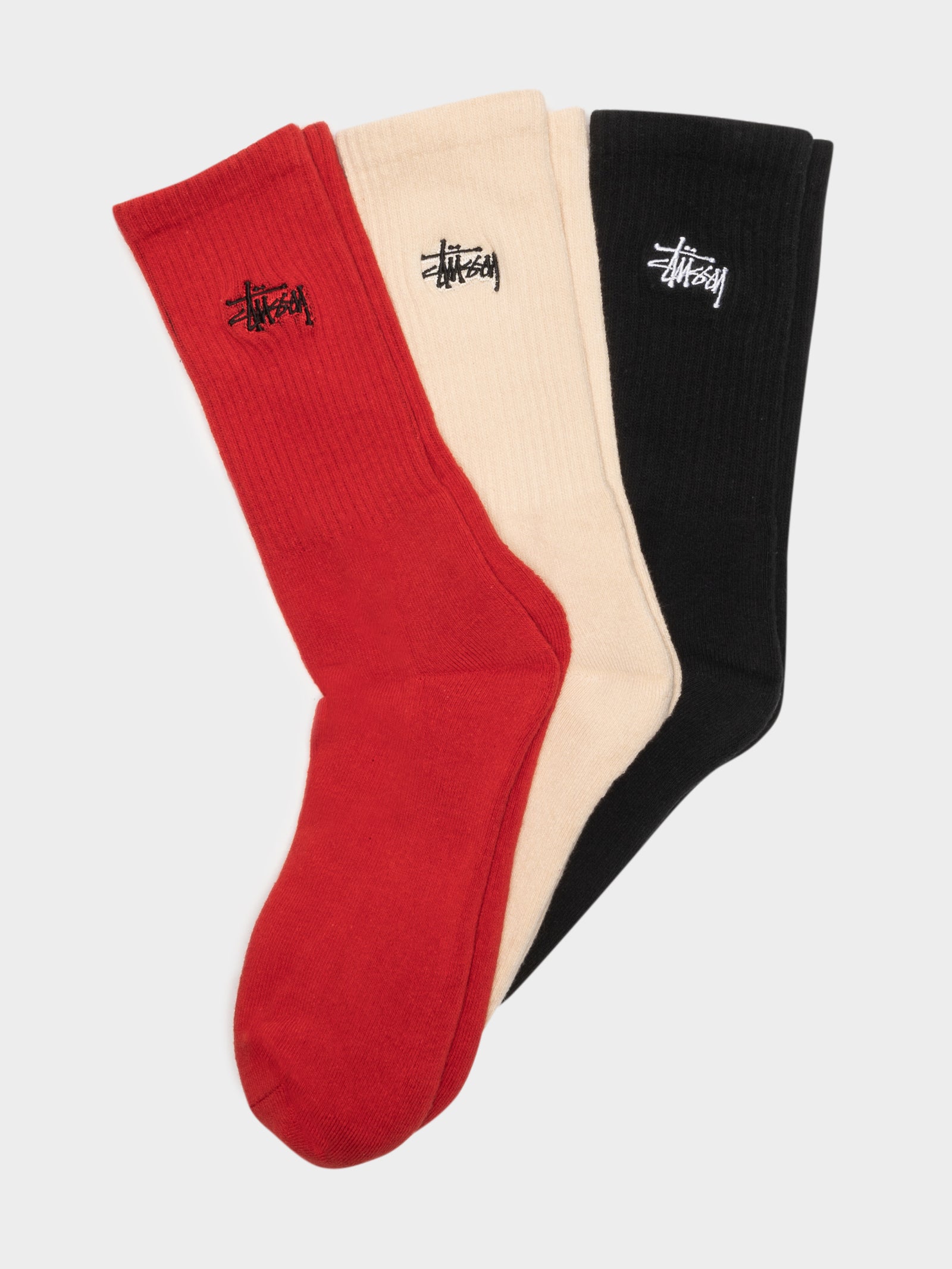 3 Pairs of Mens Graffiti Socks in Multi