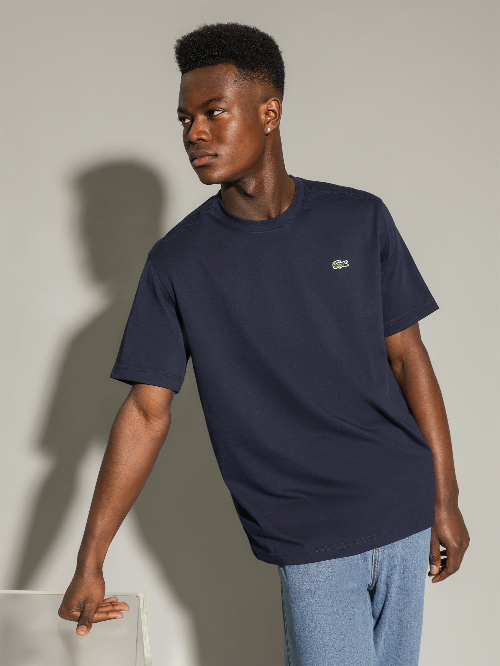 Basic Sports T-Shirt in Navy