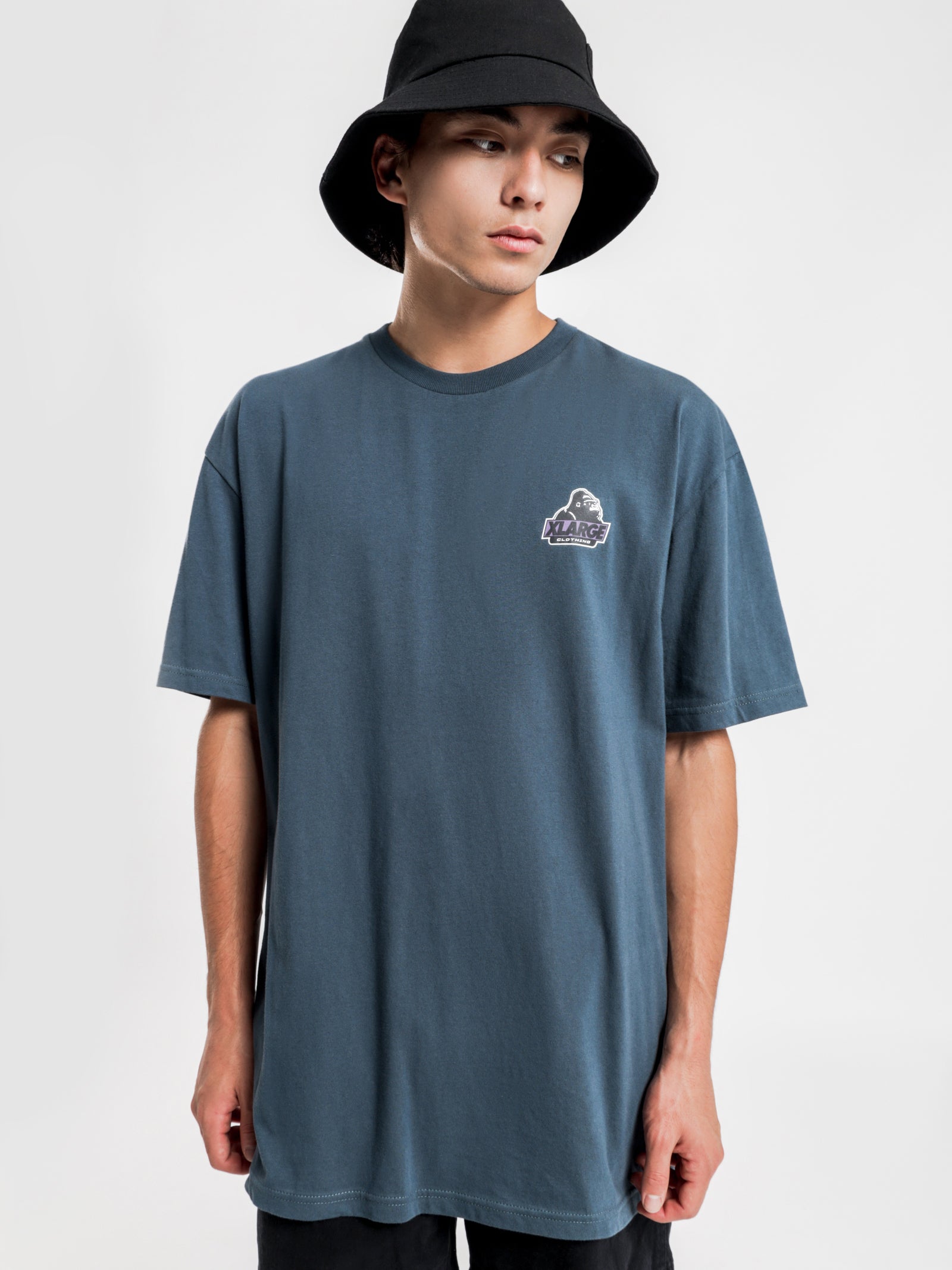 91 Slanted T-Shirt in Slate Grey