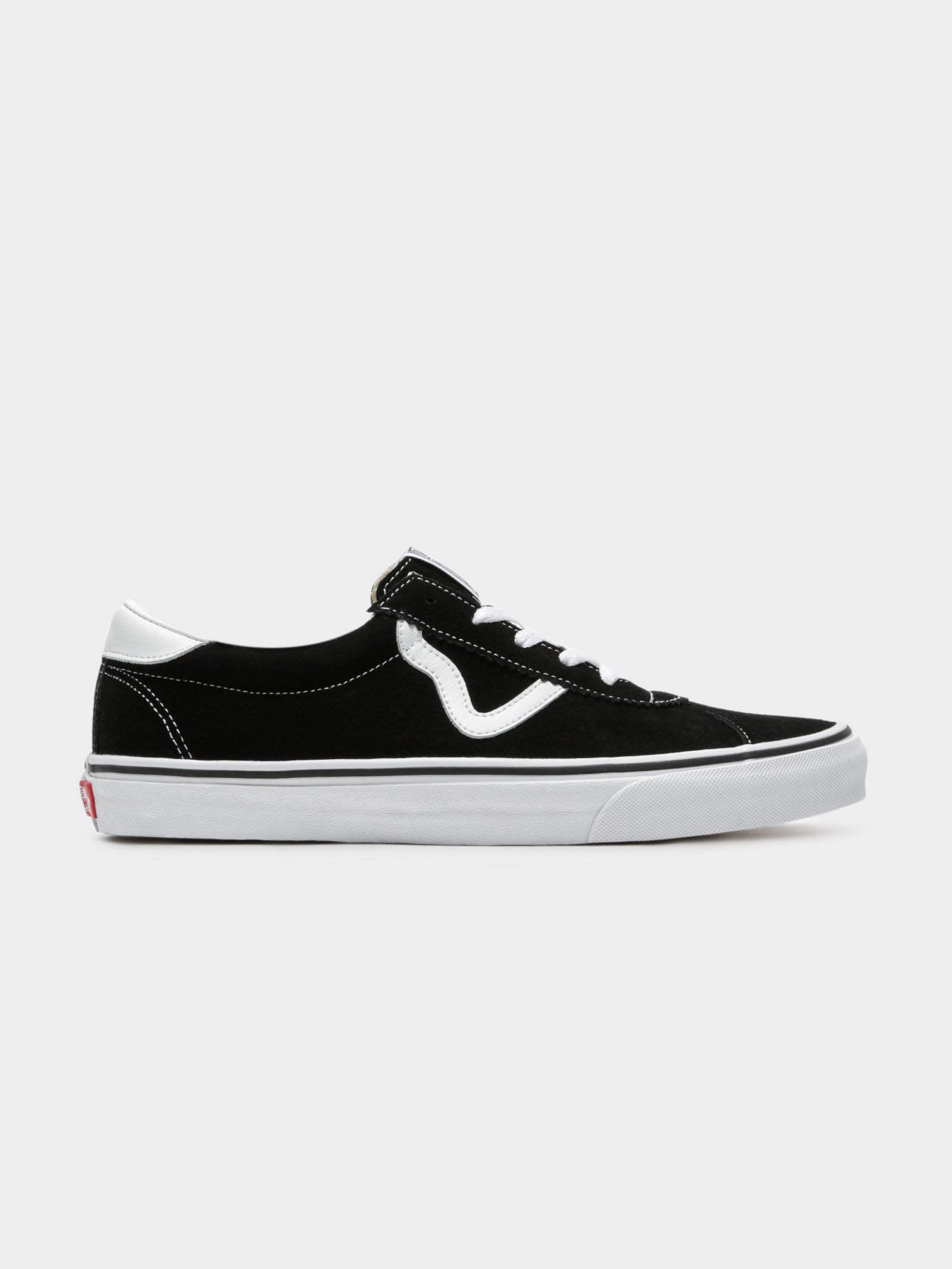 vans black and white suede