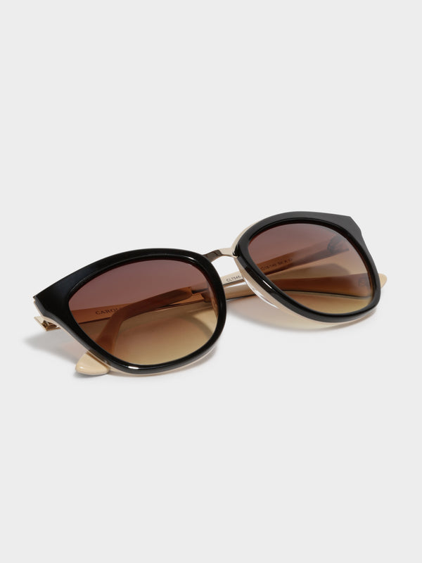 CL7546 Mikonos Cat Eye Sunglasses in Black - Glue Store
