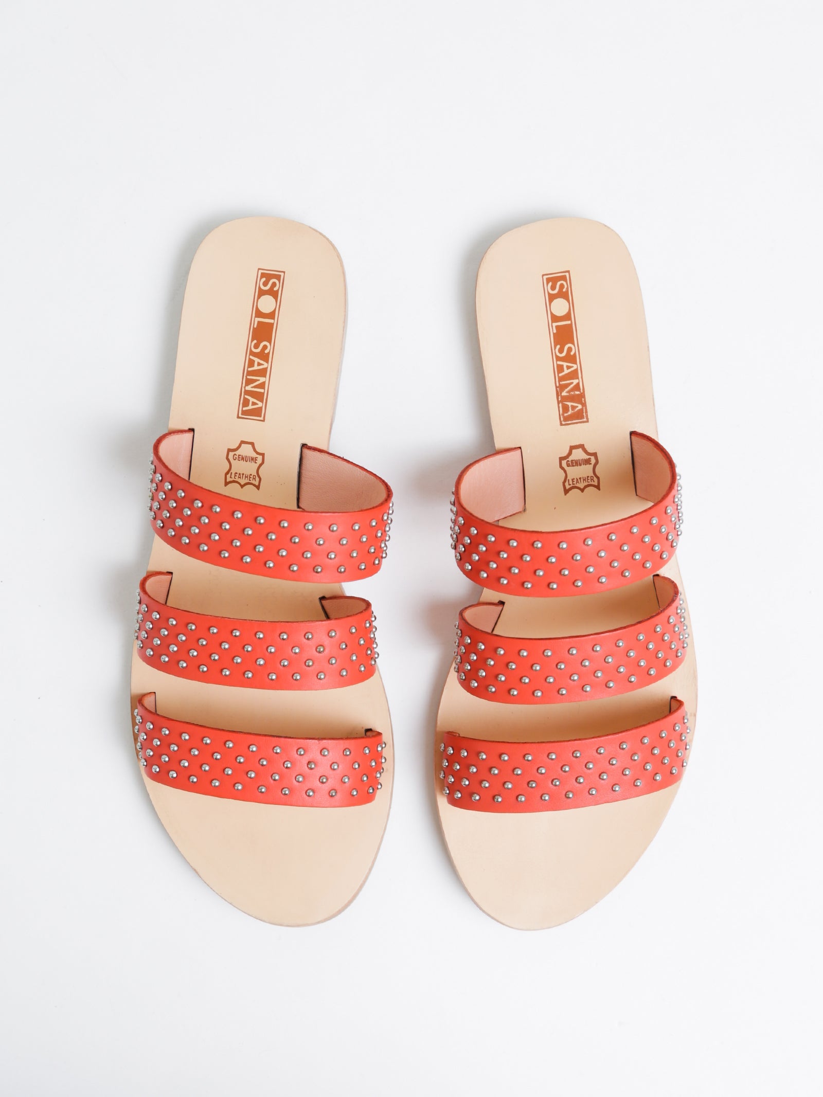 orange slides womens