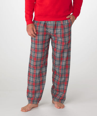 Boxercraft Men's Harley Black/Gold Plaid Flannel Pajama Pant