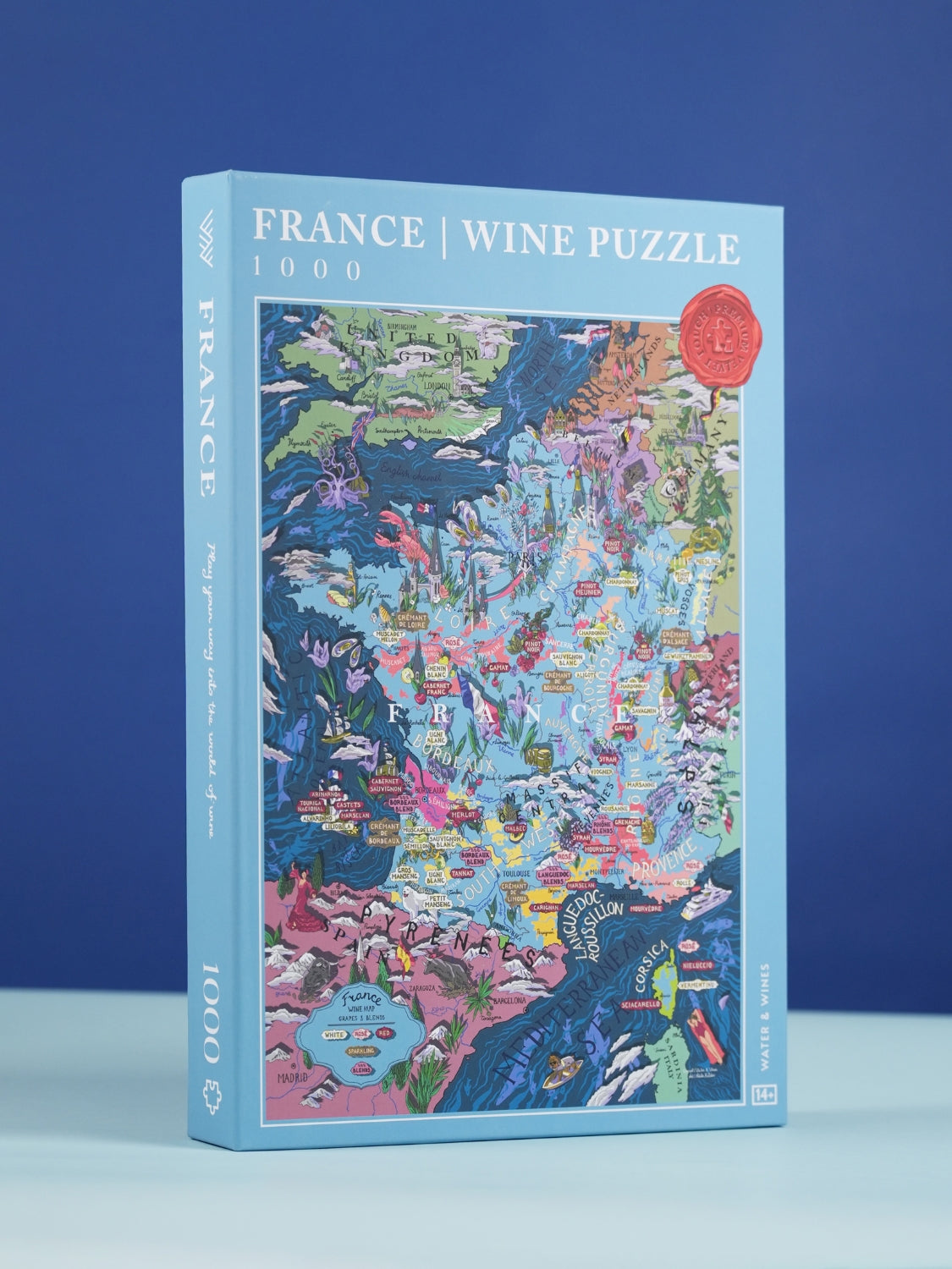 Wine Puzzle - France - Water and Wines product image