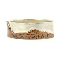 Custom Copper Thunder Mountain Sedona Ring