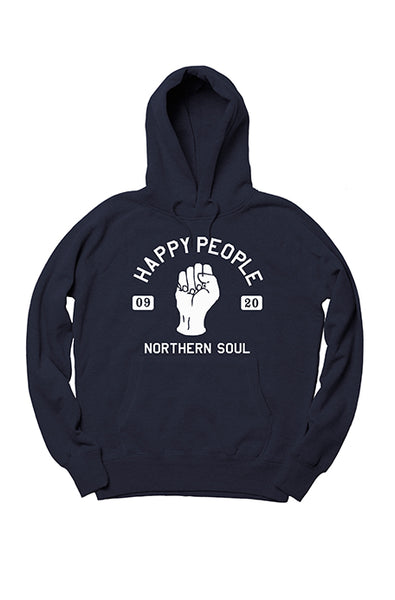 LÅ Navy Hoodie – Happy People - Northern Soul