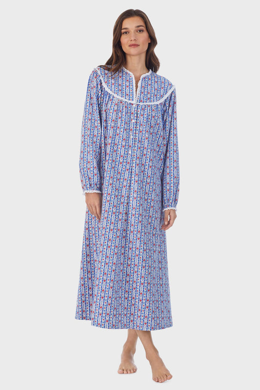 Tyrolean Heart Cotton Capri Pajama Set