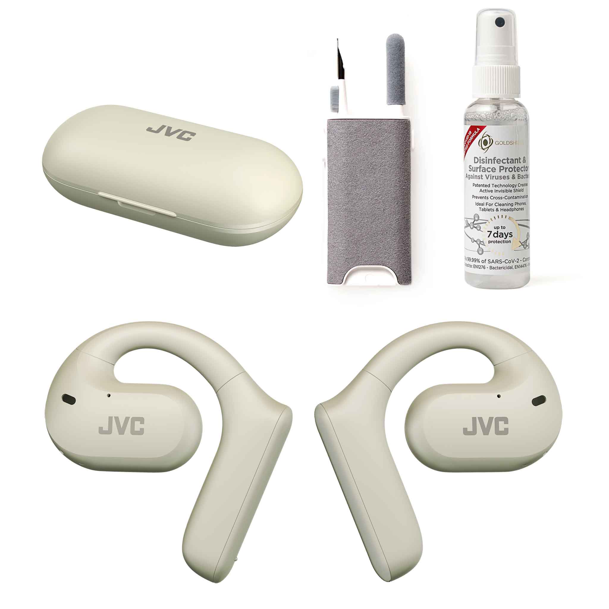 HA-NP35T-W Open-ear Wireless Bluetooth Earphones - White – JVC UK