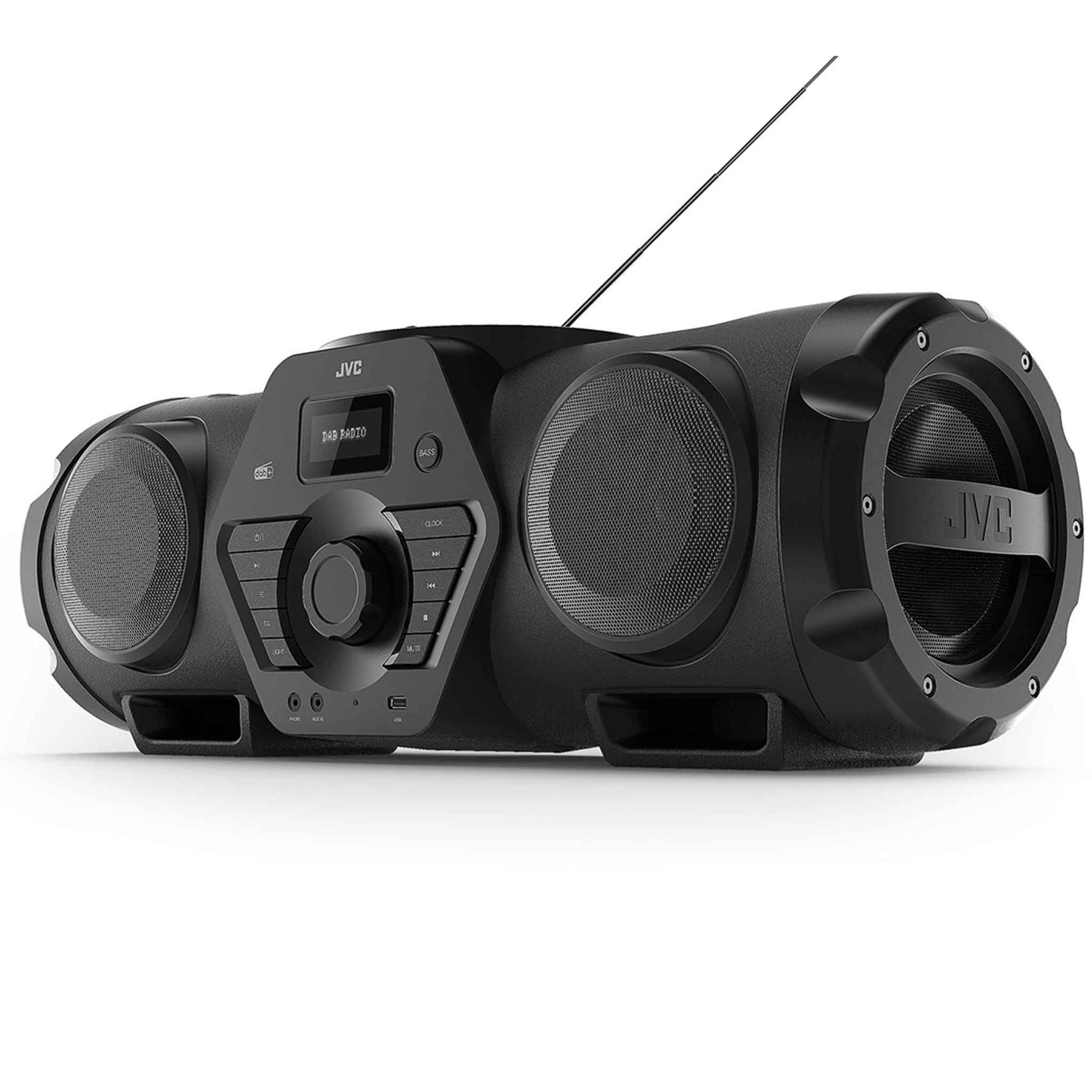 Gebeurt puur Haalbaarheid RV-NB300DAB Boombox DAB Radio, Bluetooth, USB & CD – JVC Headphones & Car  Audio