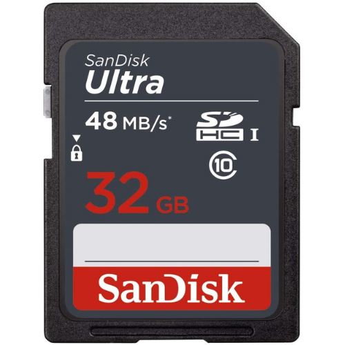 Cartão de Memória Sandisk SD Classe 10 Ultra 48mb/s 32GB Cartão de Memória Sandisk 
