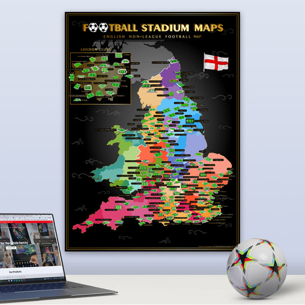 Groundhopper Guides' Map of the 2023-24 Italian Football Clubs